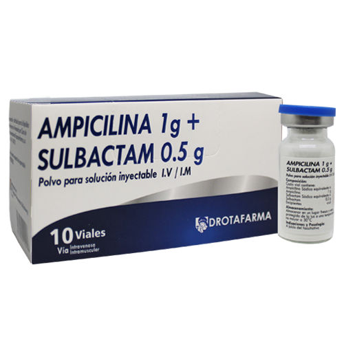 Ampicilina 1g Sulbactam 0 5 G Drotafarma