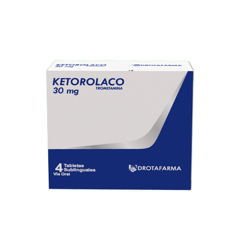 Ketorolaco 30 mg x 4 Tab nuevo pw