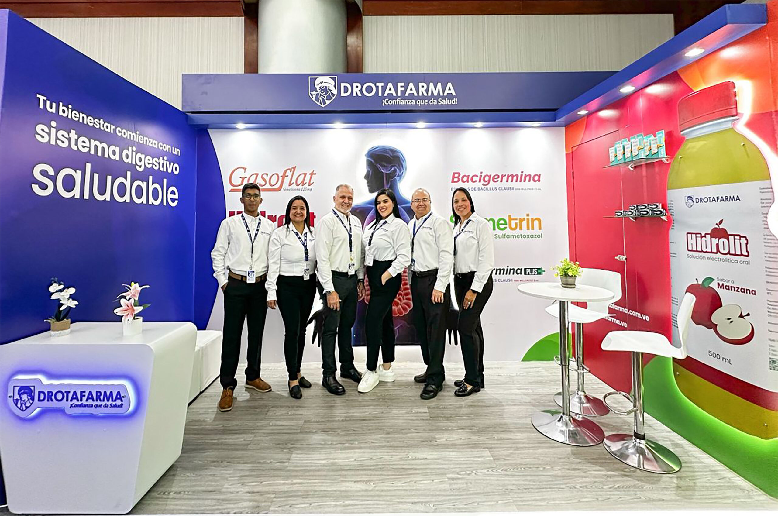 Equipo de Drotafarma presente en el Congreso Nacional de Gastroenterología y Gastroenterología Pediátrica 2025.